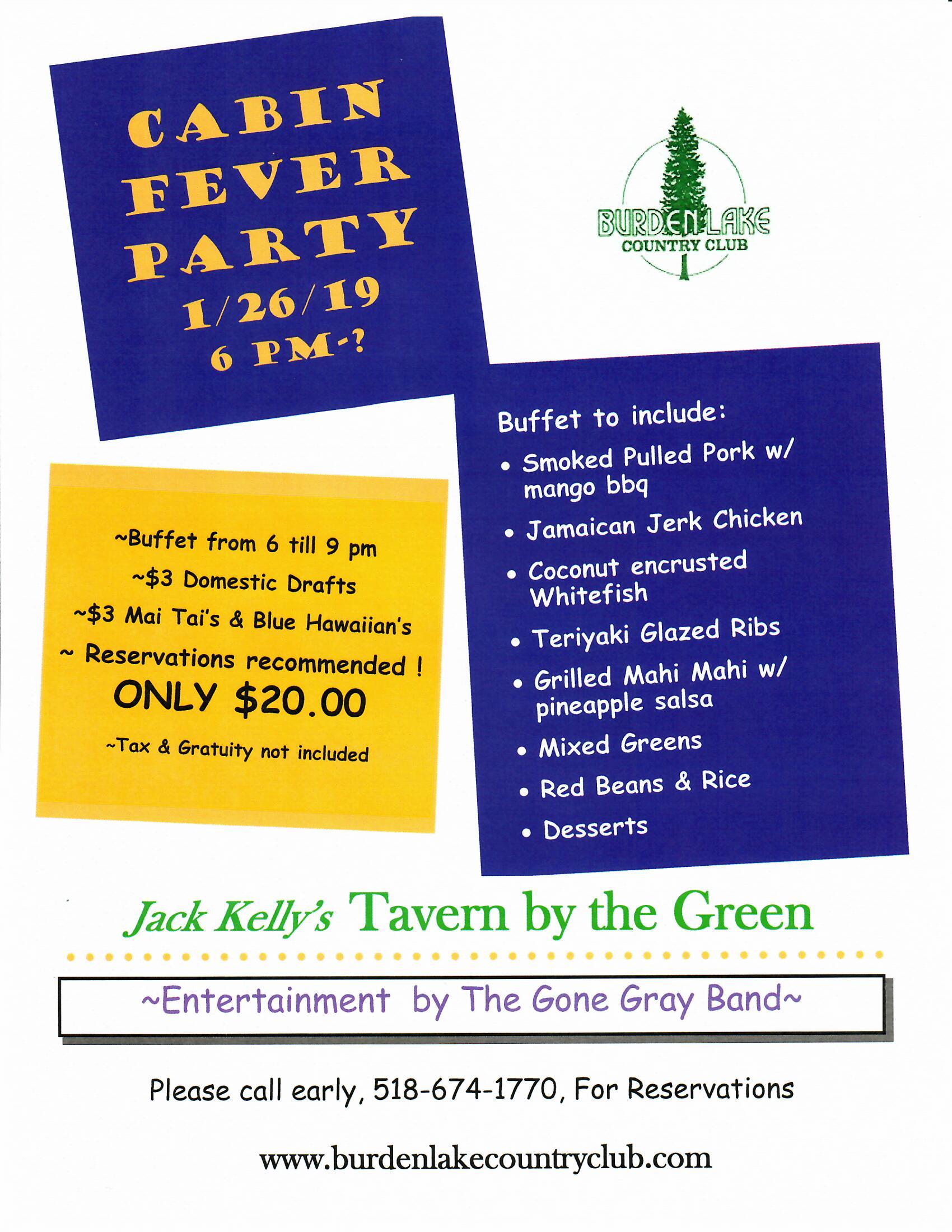 cabin fever flyer