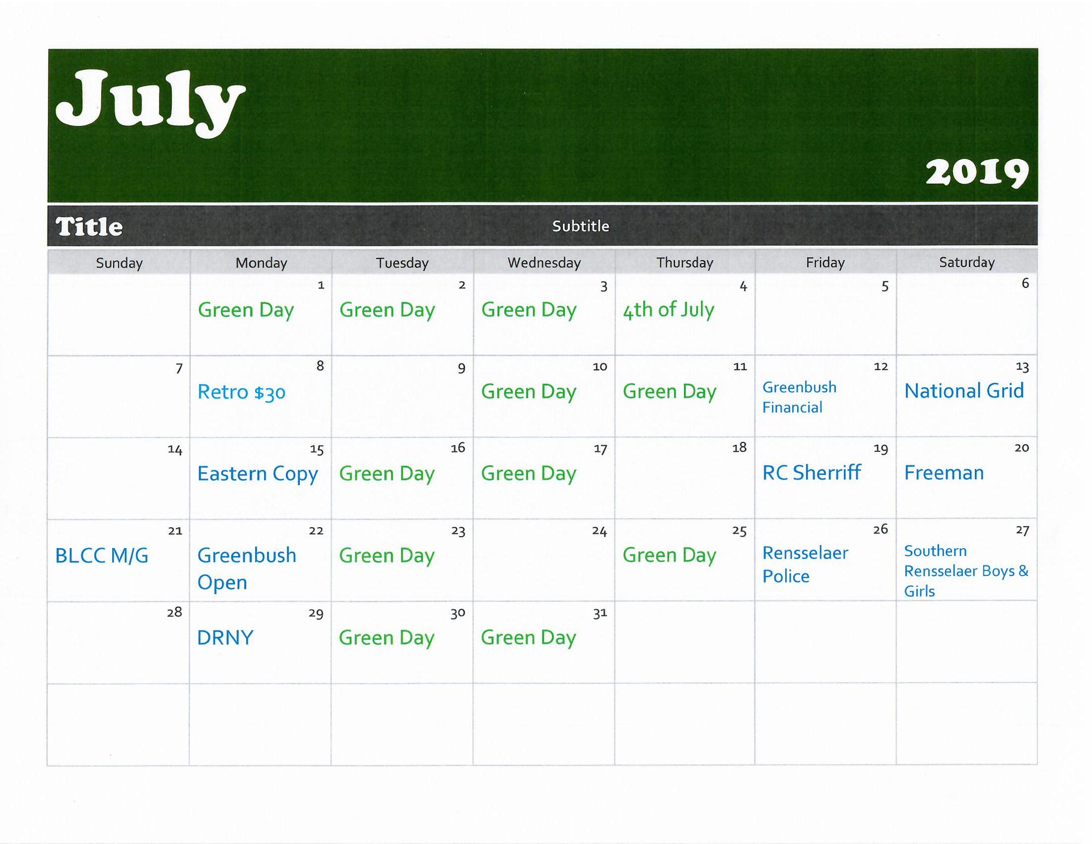 Golf Rates Weekly Specials Burden Lake Country Club Golf Rates Weekly Specials Burden Lake Country Club